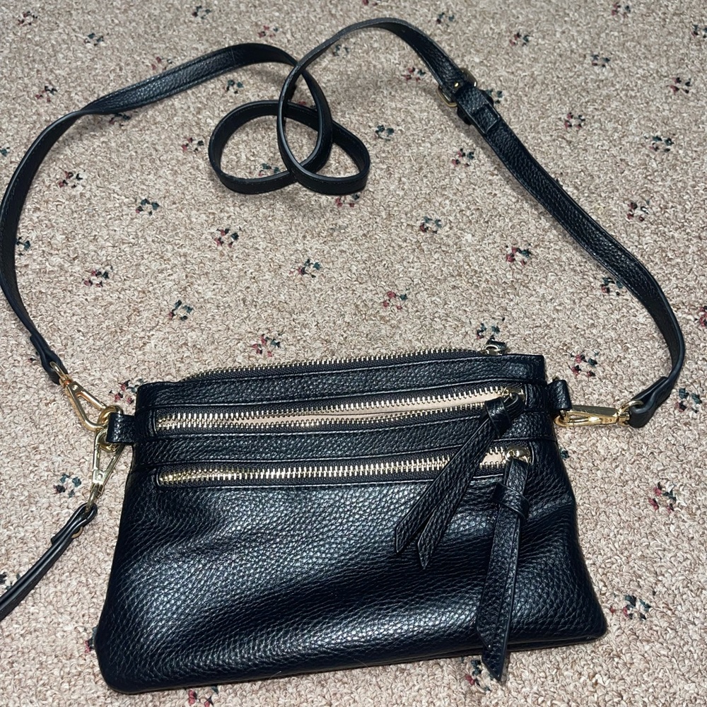 Black crossbody bag